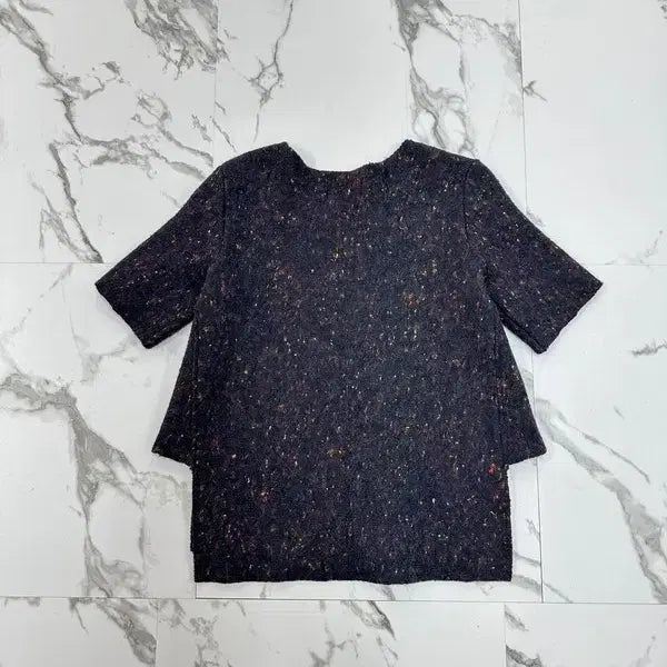 [BUNJANG] HACHE Navy Heathered Knit / HACHE 하쉬 네이비 보카시 니트