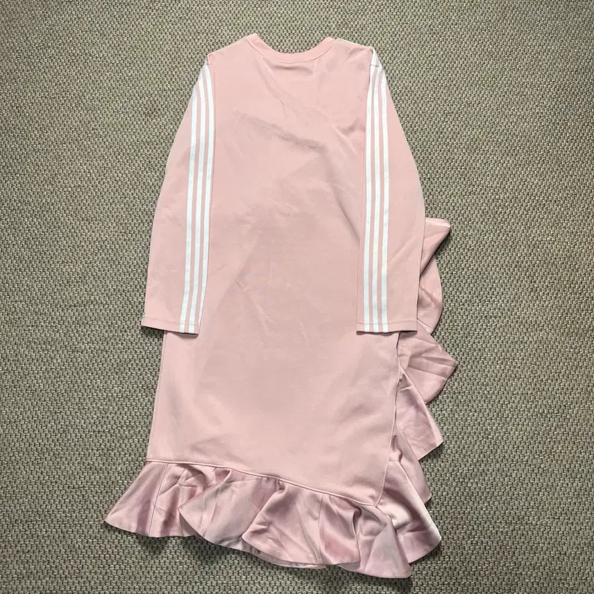 [BUNJANG] Adidas x J.KOU Ruffled Dress Pink L / 아디다스X제이쿠 러플 원피스 핑크 L