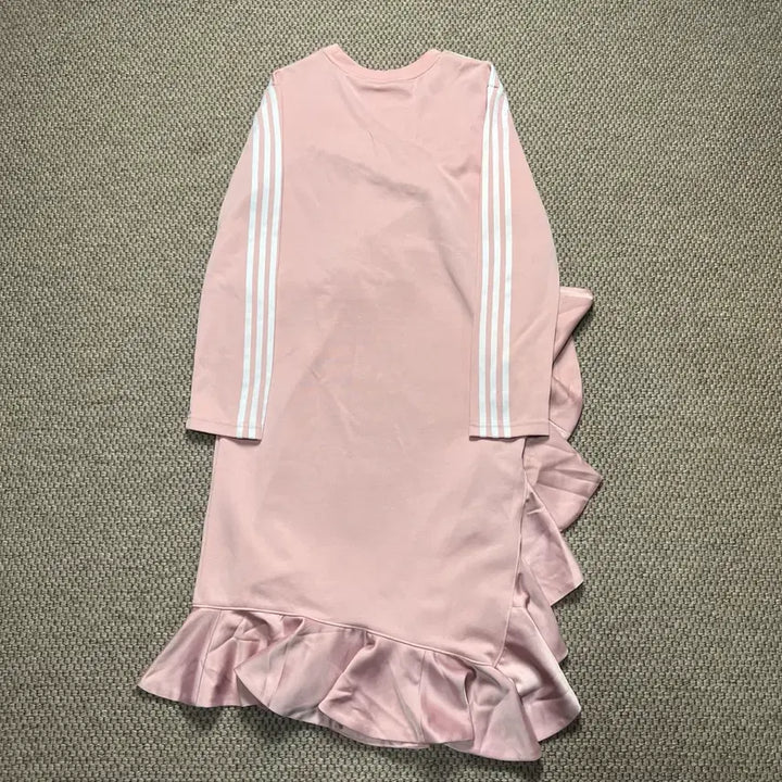 [BUNJANG] Adidas x J.KOU Ruffled Dress Pink L / 아디다스X제이쿠 러플 원피스 핑크 L