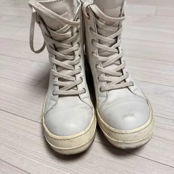[BUNJANG] Rick Owens Design High-Top Sneakers / 릭오웬 디자인 하이탑
