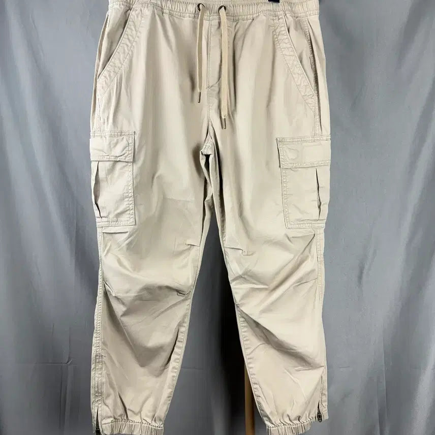 [BUNJANG] Polo Ralph Lauren Supreme Touch Chino Ankle Jogger Pants - Size M / M ) QR가능 폴로랄프로렌 슈프림터치 치노 앵클 조거팬츠