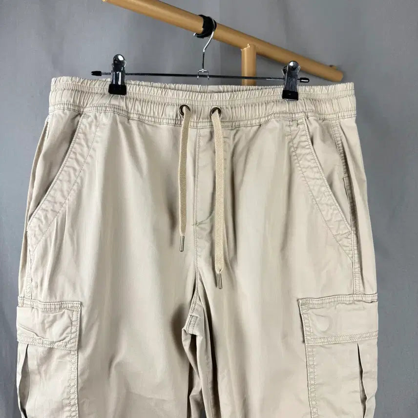 [BUNJANG] Polo Ralph Lauren Supreme Touch Chino Ankle Jogger Pants - Size M / M ) QR가능 폴로랄프로렌 슈프림터치 치노 앵클 조거팬츠