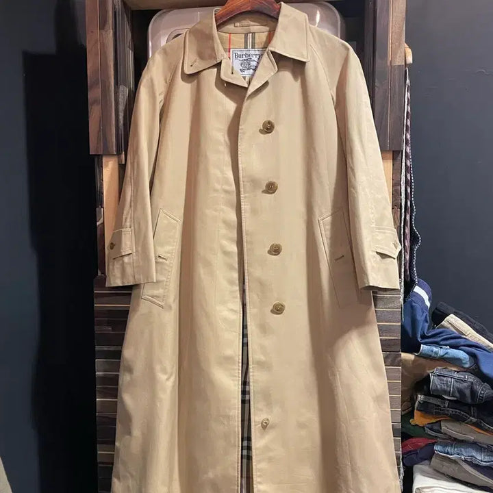[BUNJANG] Burberry Trench Coat Cotton Beige / 버버리 코트