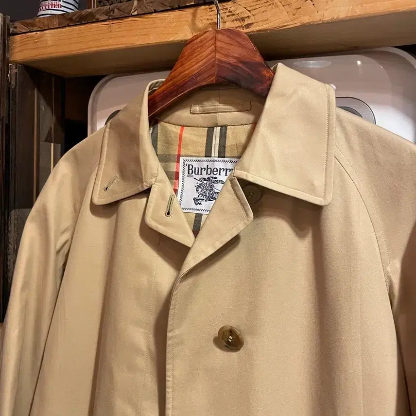 [BUNJANG] Burberry Trench Coat Cotton Beige / 버버리 코트