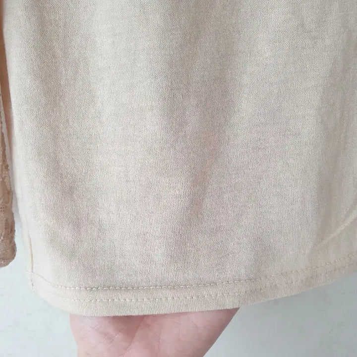 [BUNJANG] Lace Knit Top S / 레이스 니트티 55 S  얇은 니트 소재