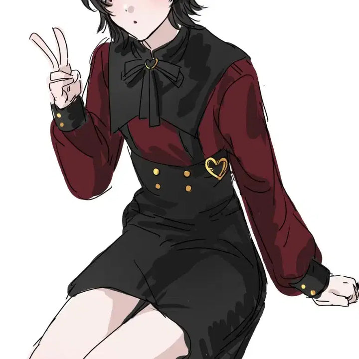[BUNJANG] Custom Character Illustration Commission - Japanese Fashion Inspired / LD 그림 낙서 커미션 양지뢰지뢰계양산형스나계미즈이로미소녀