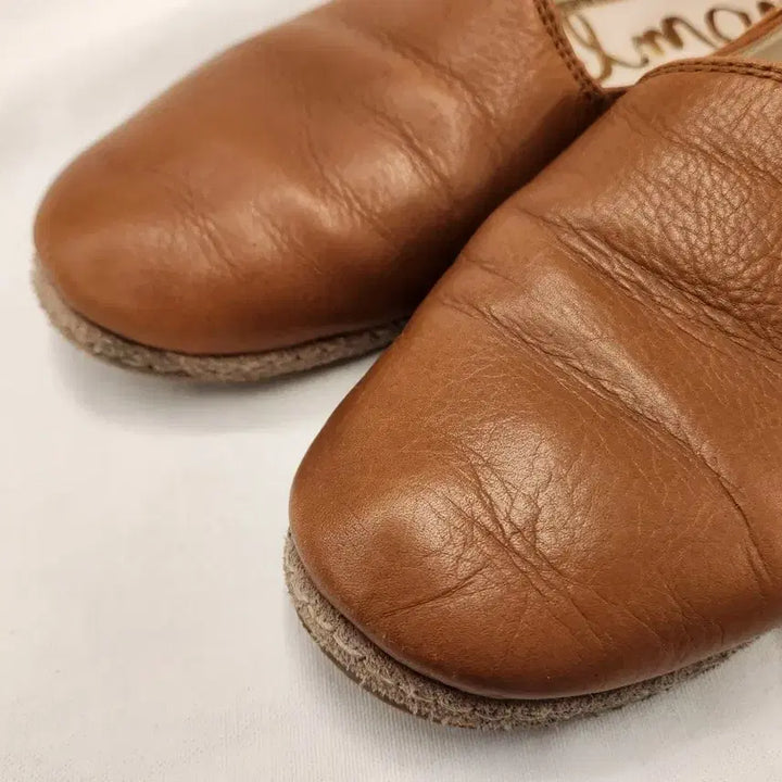 [BUNJANG] Sam Edelman Brown Leather Flat Shoes / 샘 에델만 브라운 레더 플랫슈즈 235