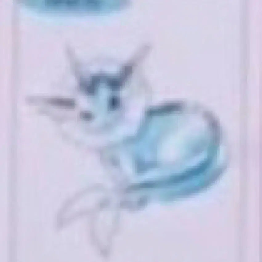 [BUNJANG] Pokemon 30th Anniversary 1st Edition Vending Machine Sticker (Vaporeon) / 포켓몬 30주년 1세대 초판 띠부씰 샤미드