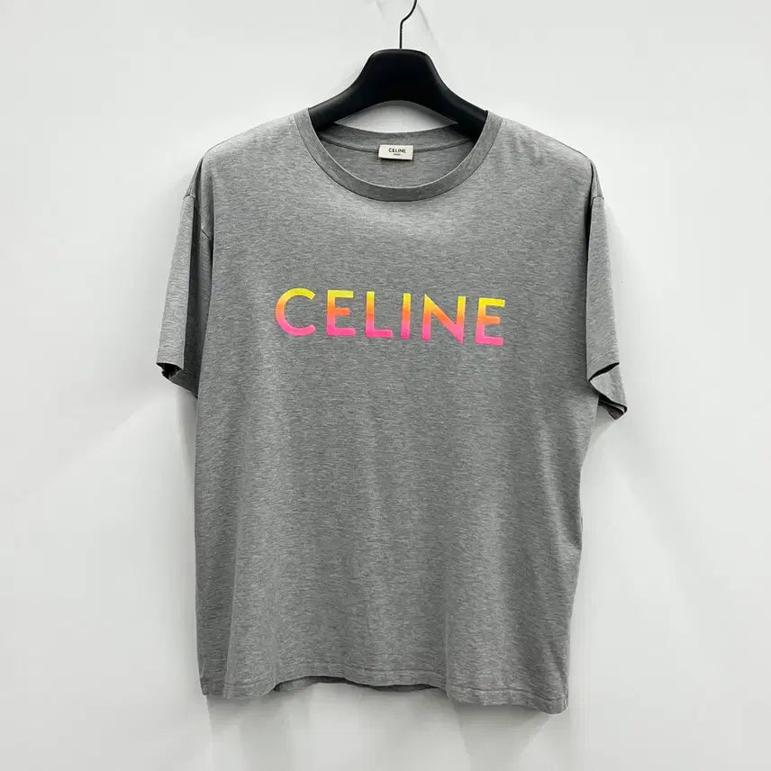 [BUNJANG] Celine Logo Short Sleeve T-Shirt Size S (95-100) / [ S(95-100) 사이즈 ] 셀린느 로고 반팔