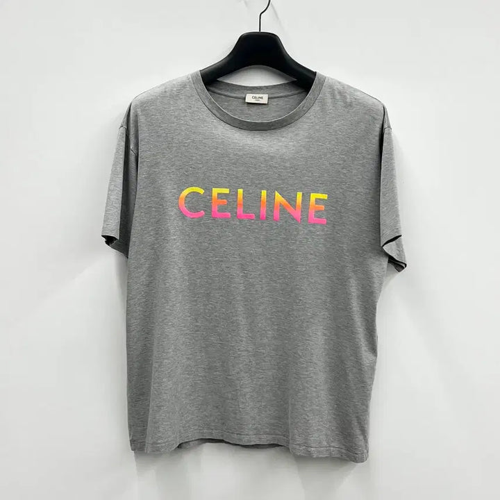 [BUNJANG] Celine Logo Short Sleeve T-Shirt Size S (95-100) / [ S(95-100) 사이즈 ] 셀린느 로고 반팔