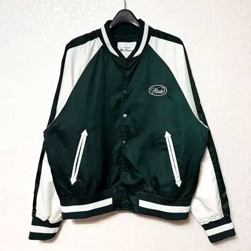 [BUNJANG] Ben Sherman Satin Varsity Jacket Blouson / [S,90]벤셔먼 새틴 바시티 자켓 블루종