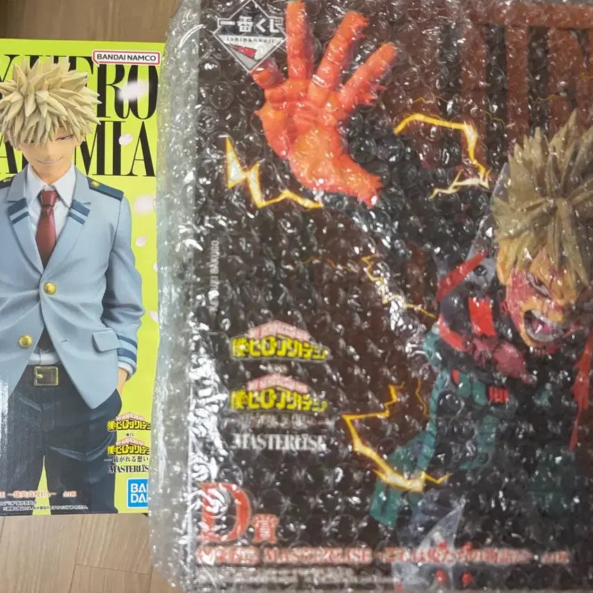 [BUNJANG] My Hero Academia "Continuing Hearts" Bakugo Figures (B Prize, D Prize) Bundle Set / 나의 히어로 아카데미아 이어지는 마음 바쿠고 B상 D상 일괄 판매
