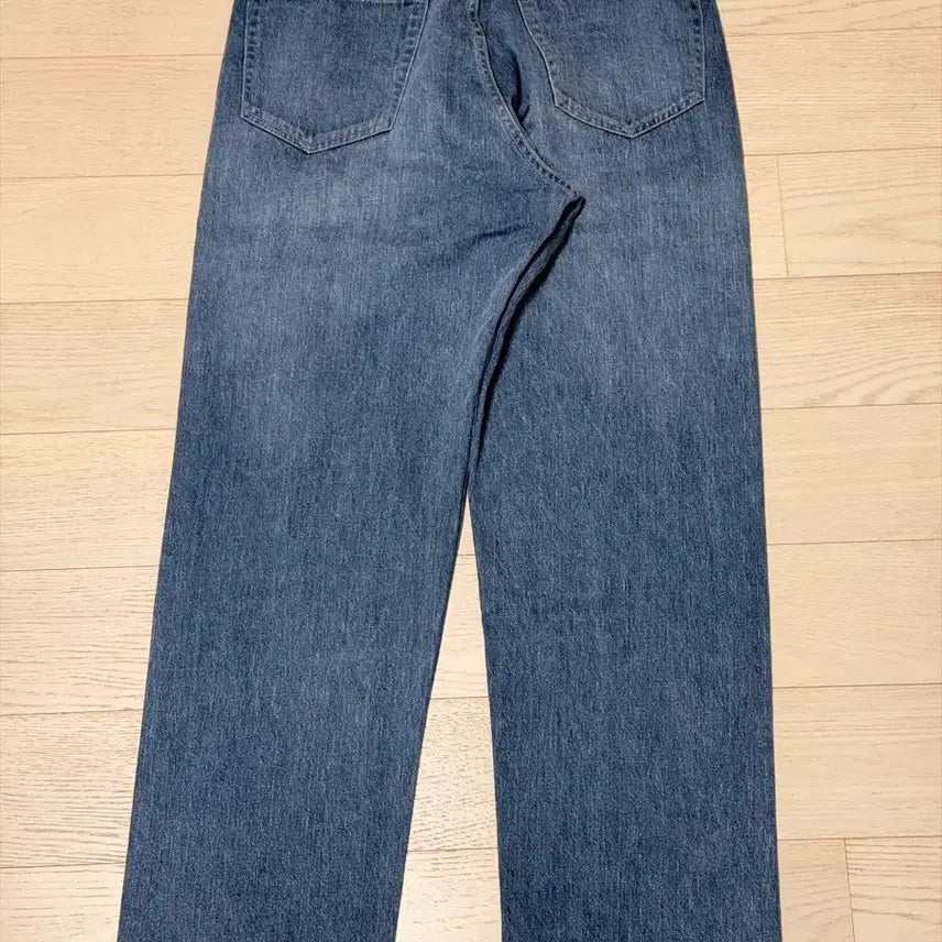[BUNJANG] Auralee Selvedge Faded Light Wide Denim / 오라리 셀비지 페이디드 라이트 와이드 데님