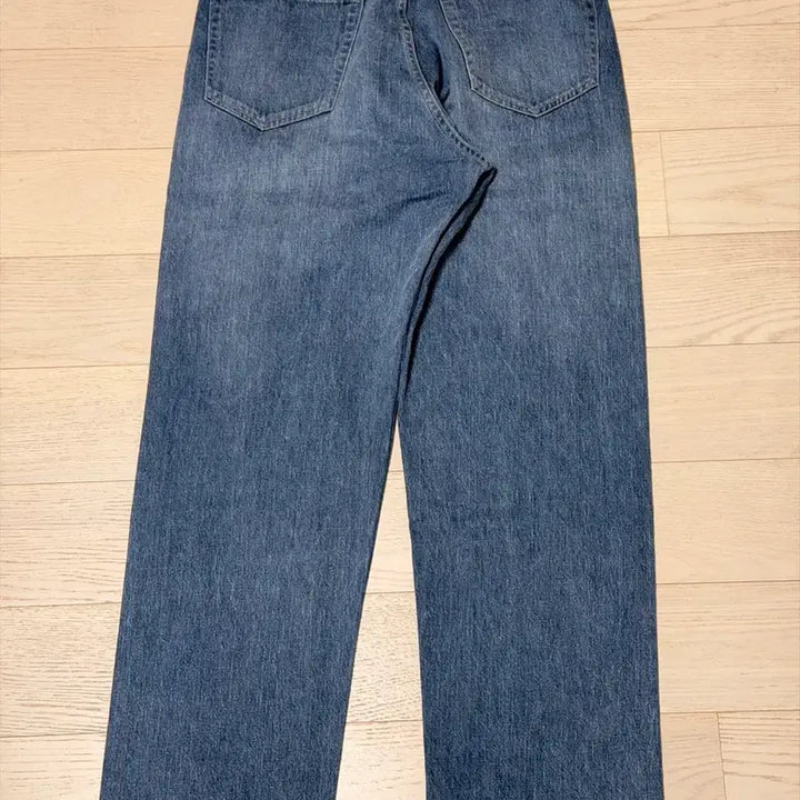 [BUNJANG] Auralee Selvedge Faded Light Wide Denim / 오라리 셀비지 페이디드 라이트 와이드 데님