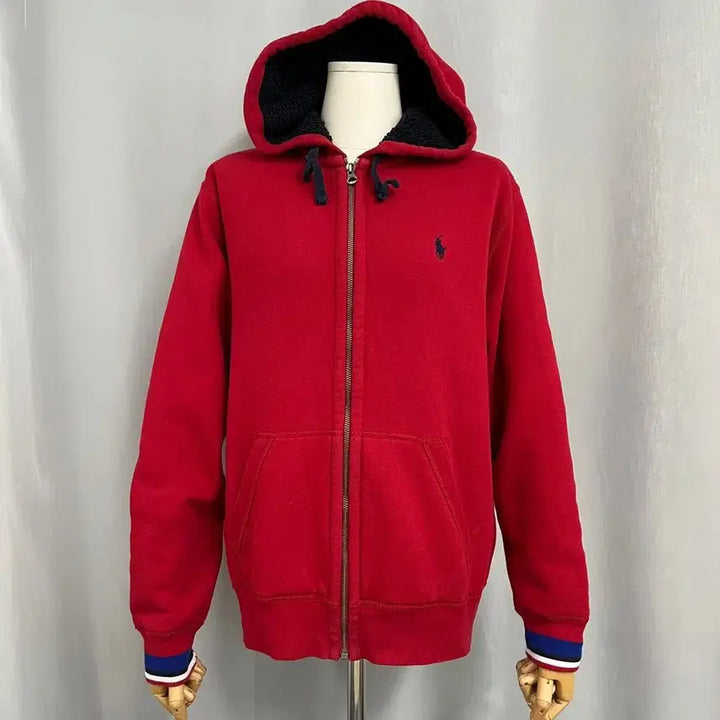[BUNJANG] Polo Ralph Lauren Fleece Lined Zip-Up Hoodie / 폴로 랄프 로렌 후드 집업/