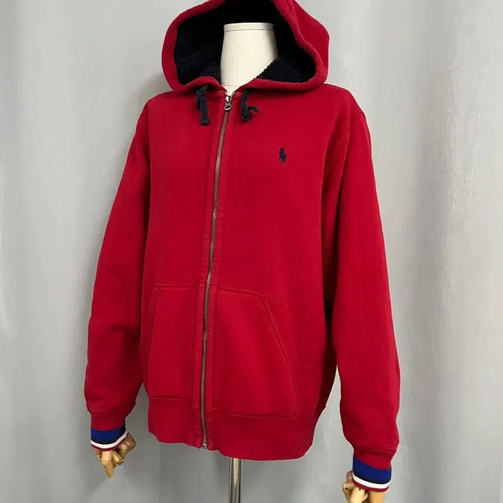 [BUNJANG] Polo Ralph Lauren Fleece Lined Zip-Up Hoodie / 폴로 랄프 로렌 후드 집업/
