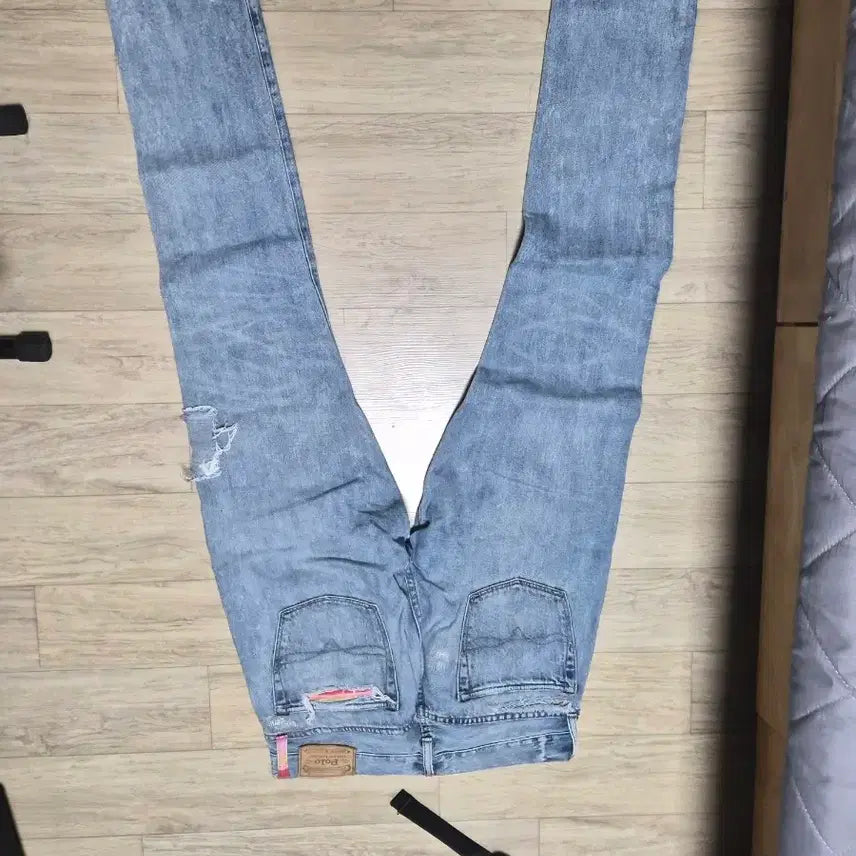 [BUNJANG] Polo Ralph Lauren Patchwork Distressed Denim Jeans / 폴로 청바지