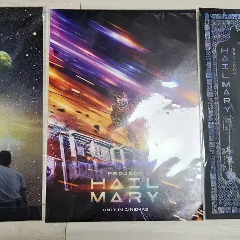 [BUNJANG] Project Hail Mary Poster 3-Set / 프로젝트 헤일메리 포스터 3종 세트