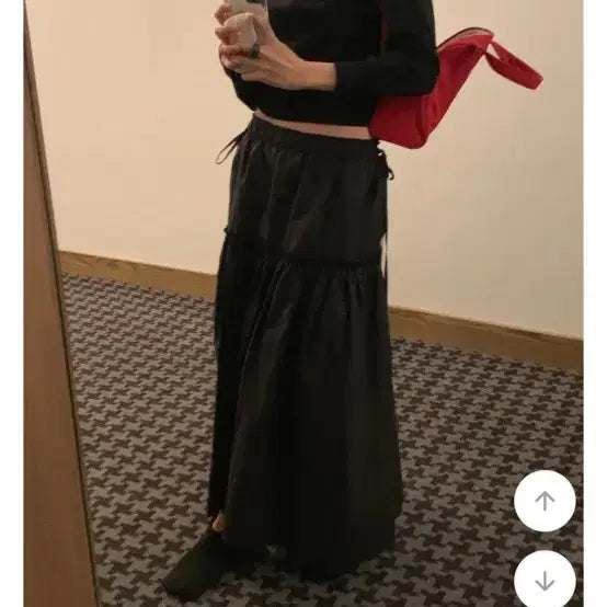 [BUNJANG] Maybe Baby Black Skirt / 메이비베이비 블랙 스커트