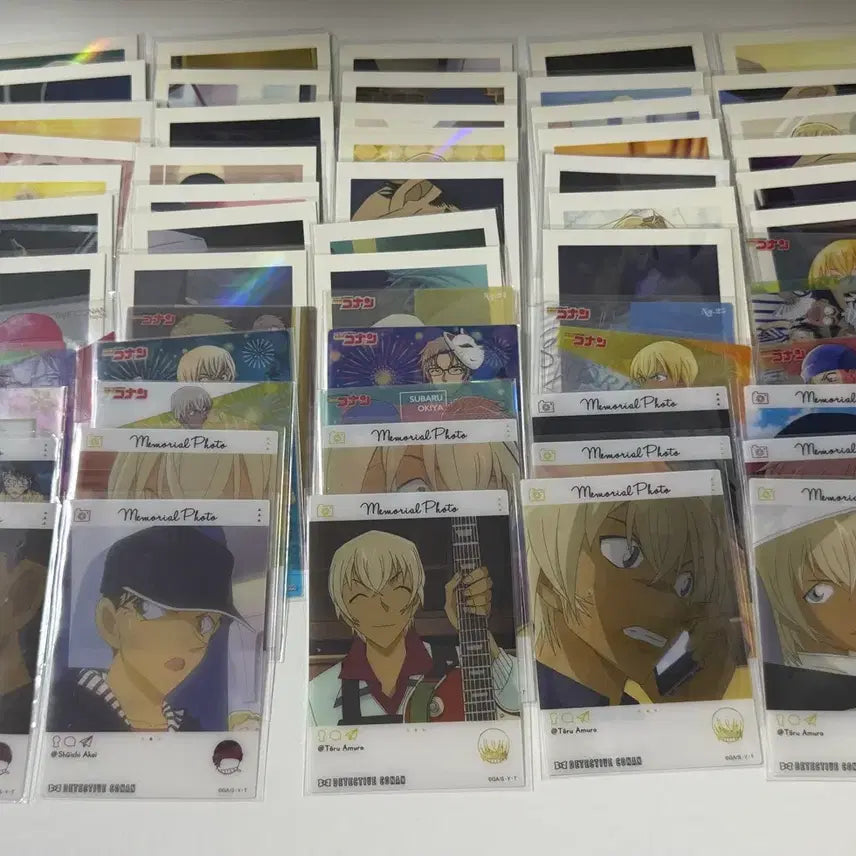 [BUNJANG] Detective Conan Akai Shuichi &amp; Amuro Tooru "Case Closed" Trading Card Set / 명탐정 코난 아카이 아무로 파샤코레 클리어카드 메모리얼 카드 세트