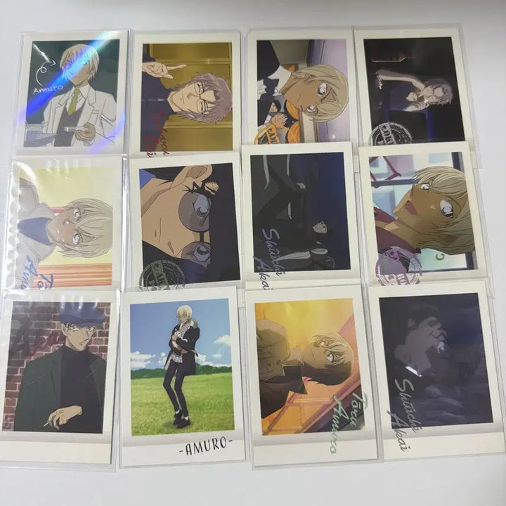 [BUNJANG] Detective Conan Akai Shuichi &amp; Amuro Tooru "Case Closed" Trading Card Set / 명탐정 코난 아카이 아무로 파샤코레 클리어카드 메모리얼 카드 세트