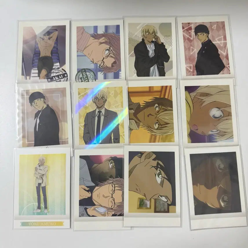 [BUNJANG] Detective Conan Akai Shuichi &amp; Amuro Tooru "Case Closed" Trading Card Set / 명탐정 코난 아카이 아무로 파샤코레 클리어카드 메모리얼 카드 세트