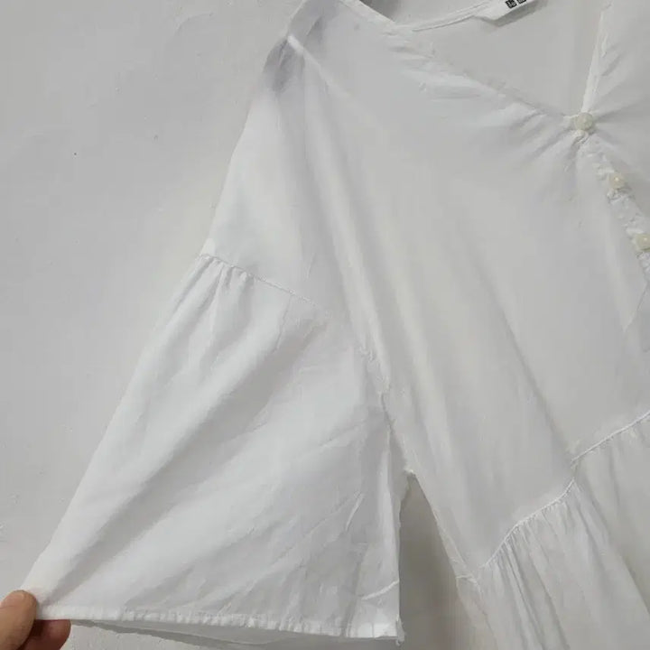 [BUNJANG] Uniqlo White Midi Dress / 유니클로 화이트 원피스