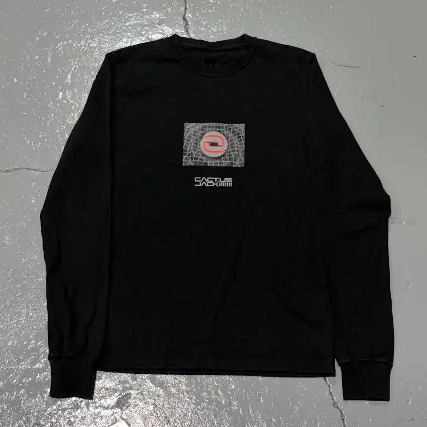 [BUNJANG] Nike x Travis Scott NRG BH Black Long Sleeve T-Shirt / 나이키(Nike) X 트래비스 스캇 NRG BH 블랙 롱슬리브