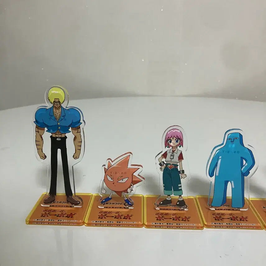 [BUNJANG] Bobobo-bo Bo-bobo Acrylic Stand Bundle Set / (일괄) 무적코털 보보보 아크릴 스탠드