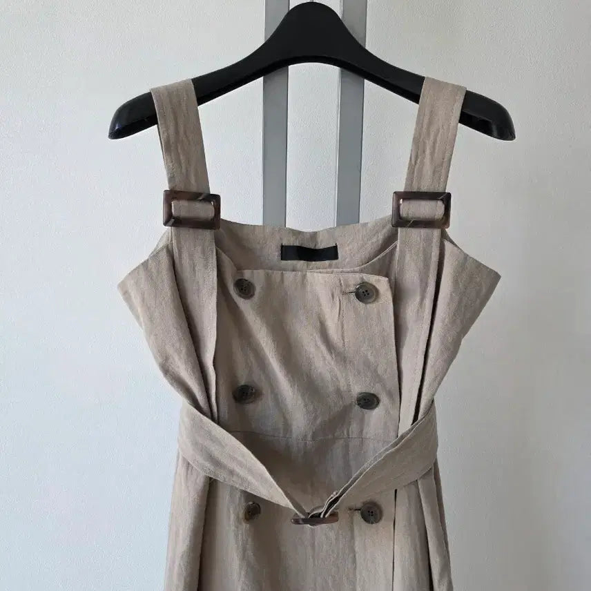 [BUNJANG] G STUDIO Linen Long Dress / G STUDIO 지스튜디오 린넨 롱원피스-55.66(상태굿)