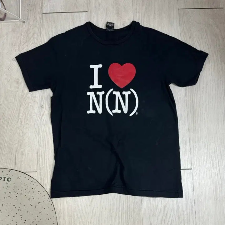 [BUNJANG] Number Nine Number Nine Short Sleeve T-Shirt Size 3 / 아이 러브 NN 넘버나인 반팔 티
