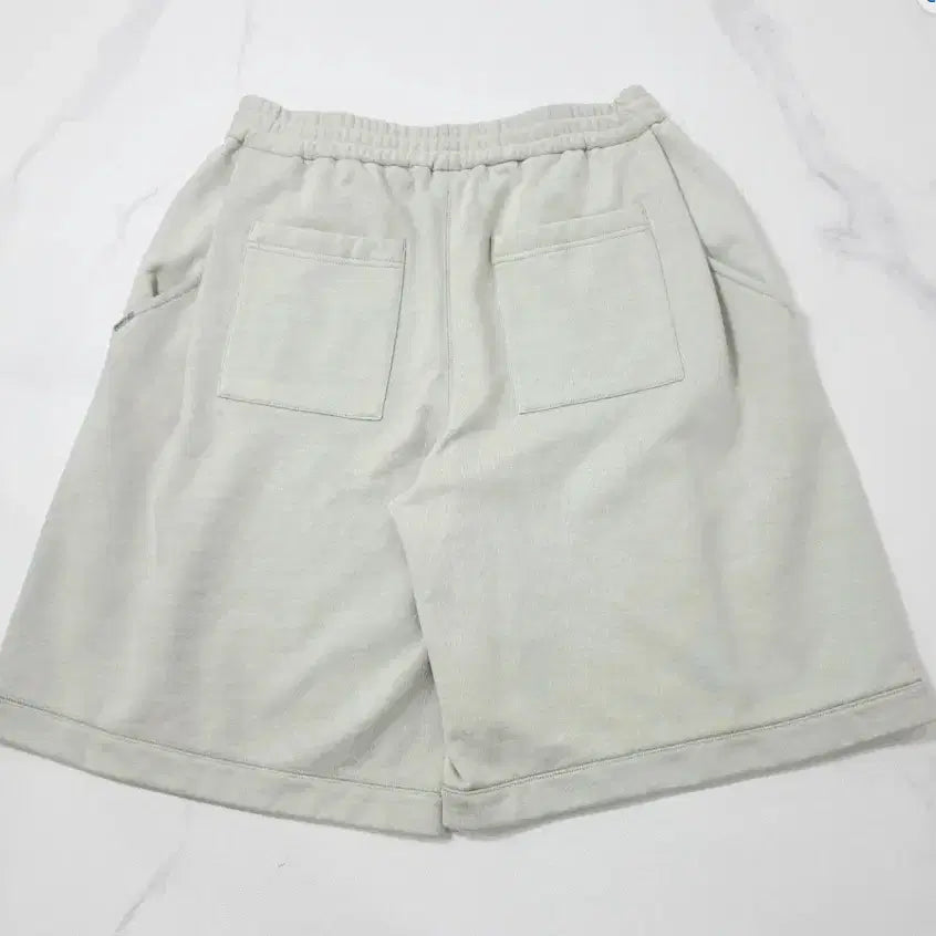 [BUNJANG] System Homme Wide Tuck Banding Half Pants (SS25) / [정품/25년] 시스템옴므 와이드 턱 밴딩 하프 팬츠 반바지 31~32