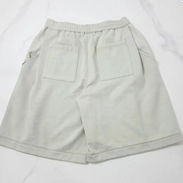 [BUNJANG] System Homme Wide Tuck Banding Half Pants (SS25) / [정품/25년] 시스템옴므 와이드 턱 밴딩 하프 팬츠 반바지 31~32