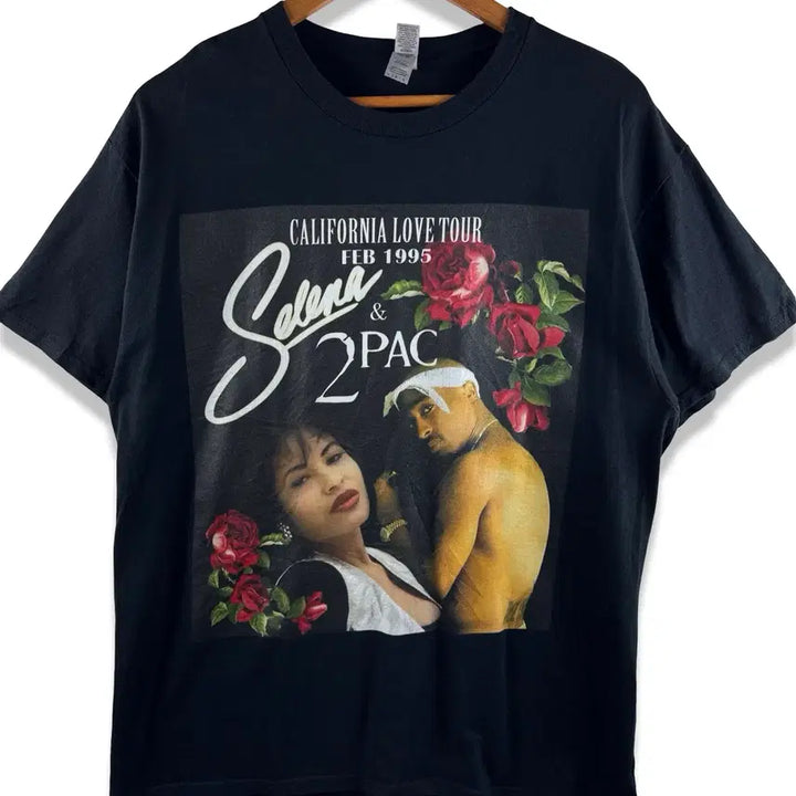 [BUNJANG] 2Pac Selena 1995 California Love Tour Bootleg T-Shirt / 투팍X셀레나  1995 켈리포니아 러브투어 부틀렉3454
