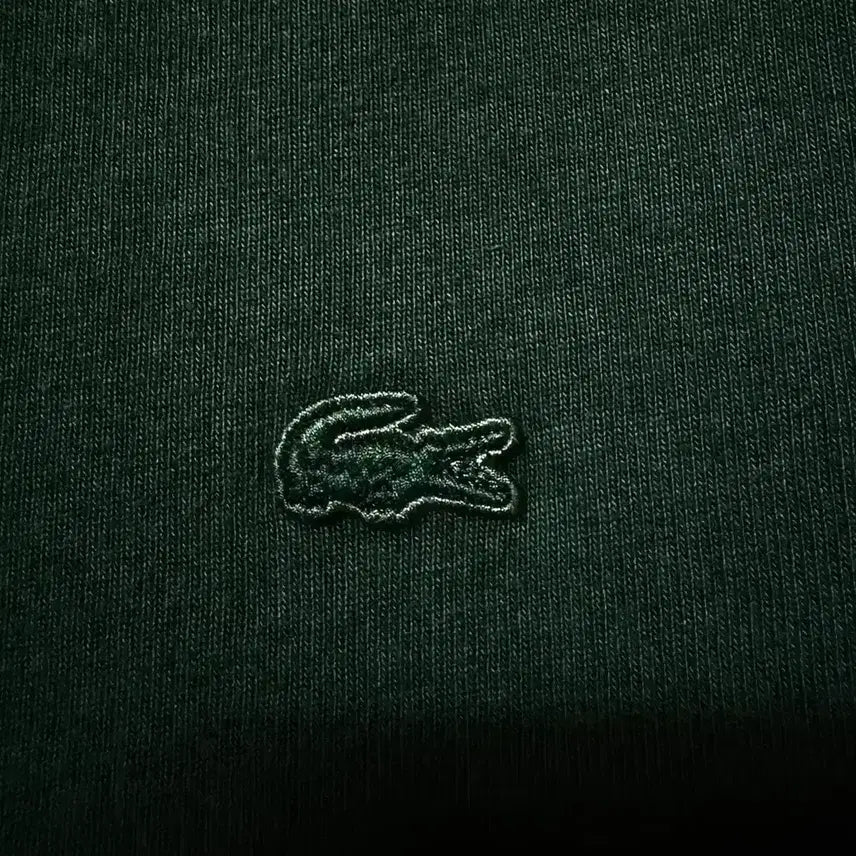 [BUNJANG] Lacoste Deep Green Training Zip-Up Hoodie Jacket / [S,90]라코스테 트레이닝 후드집업 자켓 딥그린