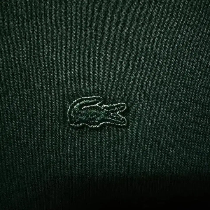 [BUNJANG] Lacoste Deep Green Training Zip-Up Hoodie Jacket / [S,90]라코스테 트레이닝 후드집업 자켓 딥그린