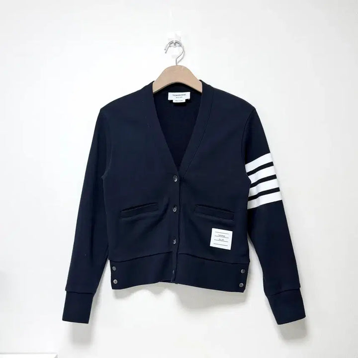 [BUNJANG] Thom Browne Diagonal Stripe Armband Cardigan / { 38 } 톰브라운 사선완장 가디건