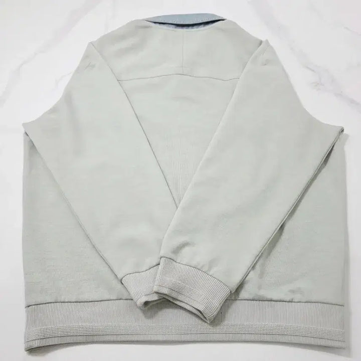 [BUNJANG] System Homme Denim Collar Oversized Sweatshirt / [25년/최상급] 시스템옴므 데님 카라 오버핏 스웻셔츠 맨투맨 110