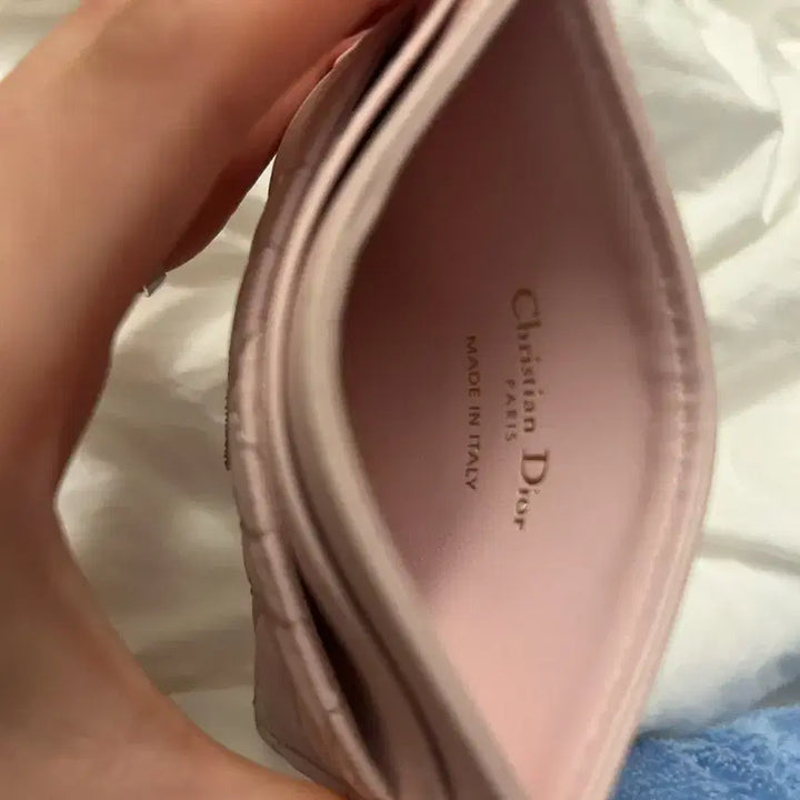 [BUNJANG] Dior Caro Card Holder Macaron Pink / 디올 카로 프리지아 카드지갑 마카롱핑크