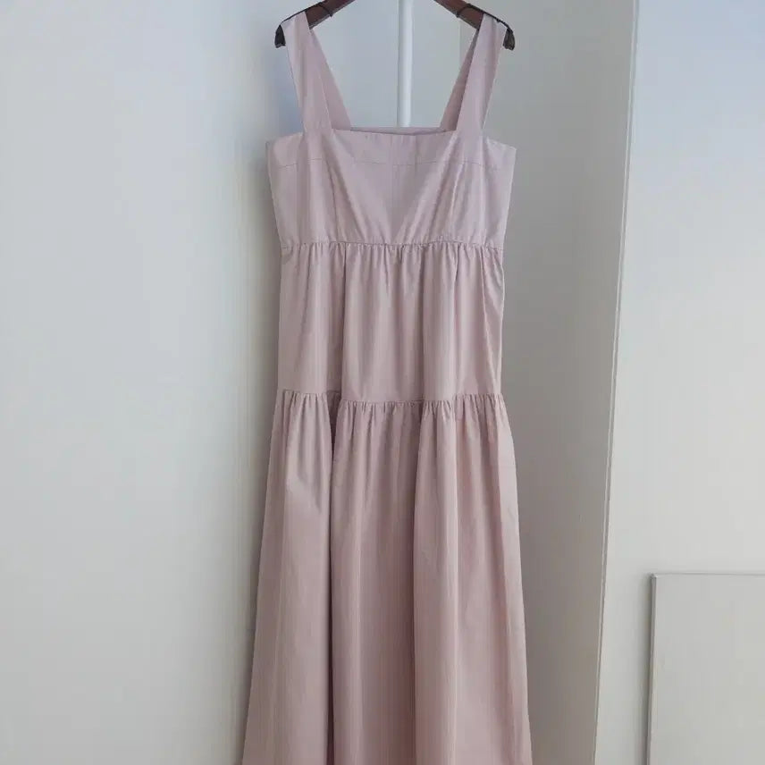 [BUNJANG] Tara by Motion Powder Pink Maxi Dress / 교신안함)타라바이모션 파우더핑크 맥시 원피스