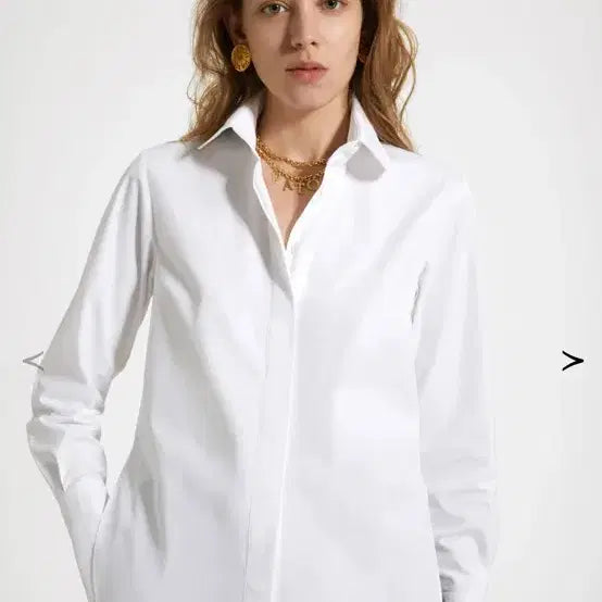 [BUNJANG] Patou White Shirt Size 38 / Patou 파투 빠뚜 화이트 셔츠 38사이즈