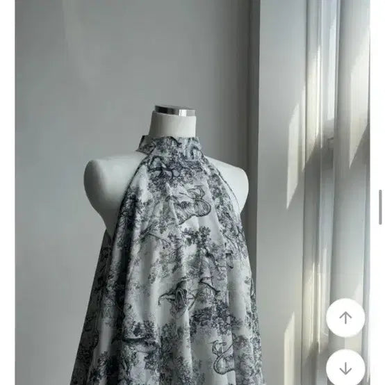 [BUNJANG] Flower Dior Pattern Dress / 프라워 디올 패턴 원피스