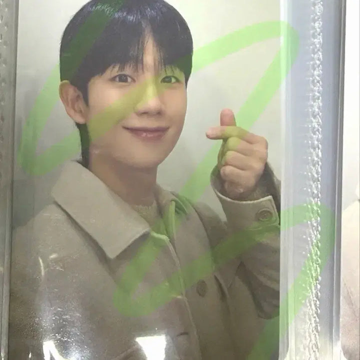 [BUNJANG] Jung Hae In Hair Scrunchie &amp; Ball Cap Keychain (Fan Meeting Goods) / 정해인 볼캡키링 &amp; 스크런치 (팬미팅 굿즈)