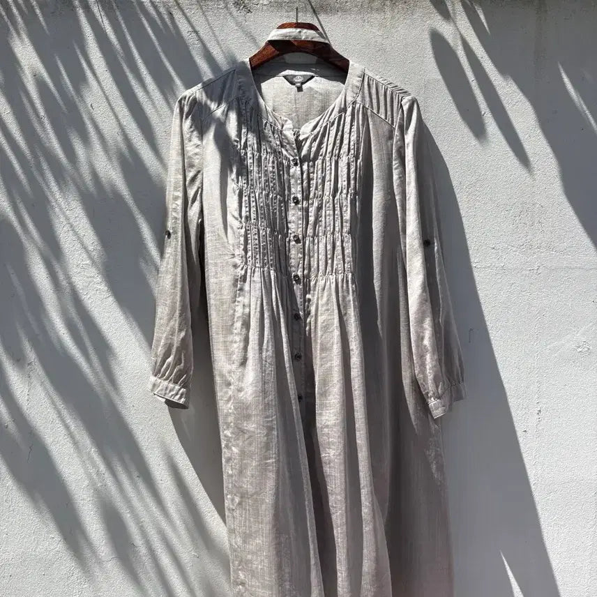 [BUNJANG] TOPVALU Pinched Shirring See-Through Fairy Long Dress / TOPVALU 핀턱 셔링 시스루 페어리 롱 원피스 JPN
