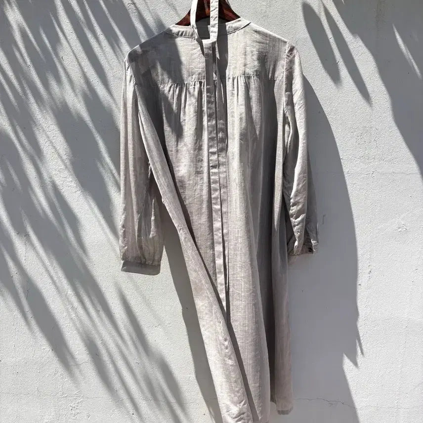 [BUNJANG] TOPVALU Pinched Shirring See-Through Fairy Long Dress / TOPVALU 핀턱 셔링 시스루 페어리 롱 원피스 JPN