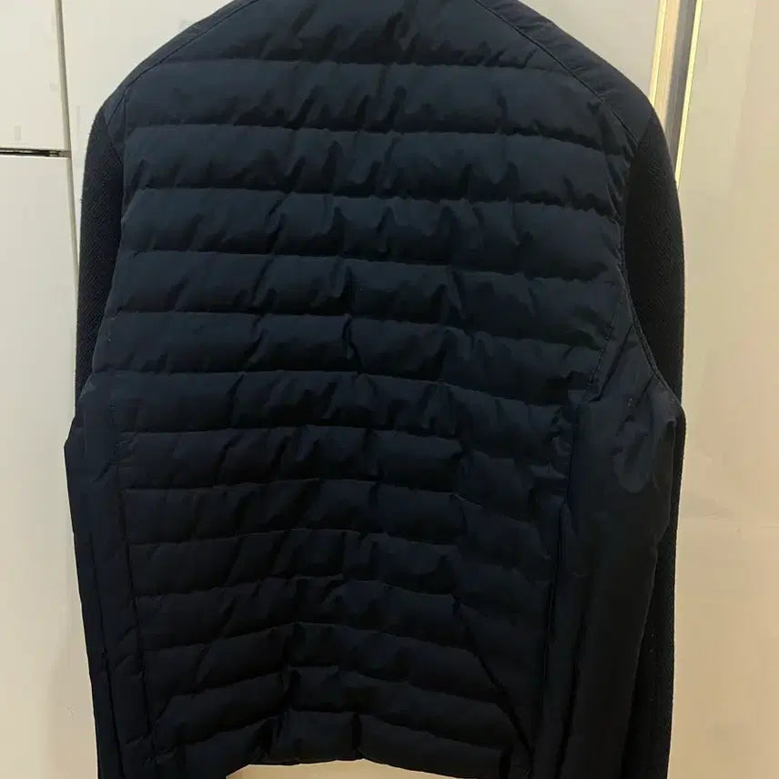[BUNJANG] Lacoste Navy Knit Padding L (Size 105-107) / 라코스테 네이비 니트패딩 L