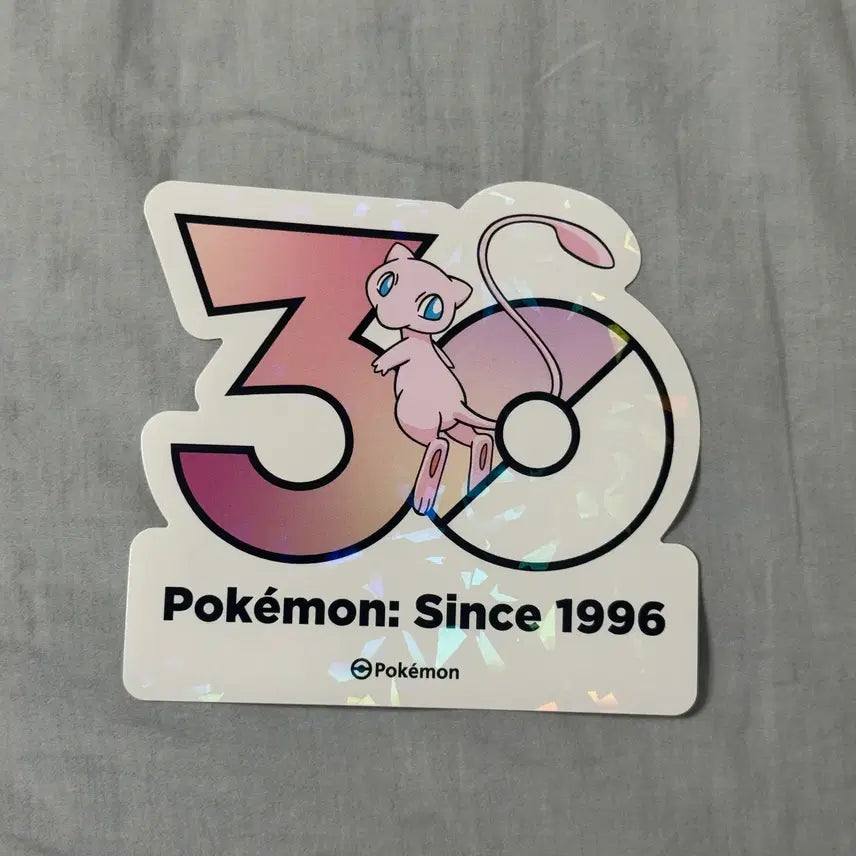 [BUNJANG] Pokemon 30th Anniversary Mew Sticker / 포켓몬 30주년 스티커 뮤