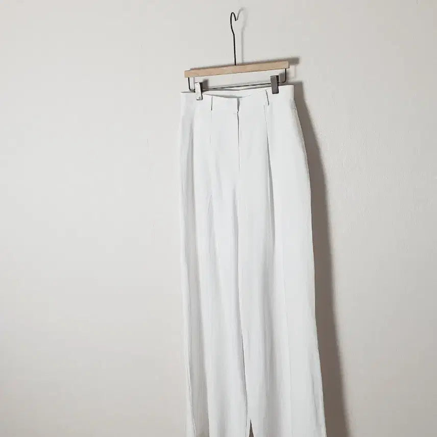 [BUNJANG] Linen Pintuck Wide Pants - Size S / (새) 린넨 핀턱 통 팬츠 s (린넨55)