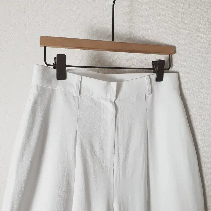 [BUNJANG] Linen Pintuck Wide Pants - Size S / (새) 린넨 핀턱 통 팬츠 s (린넨55)
