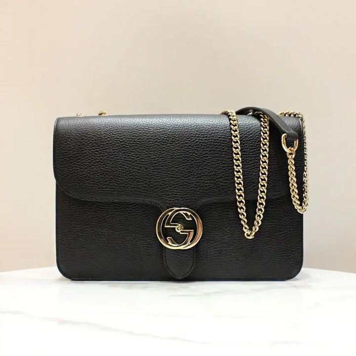 [BUNJANG] Gucci Interlocking Medium Shoulder Bag 510303 / [명품다올동래] 구찌 인터로킹 미듐 숄더백 510303